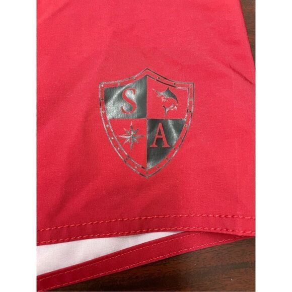 SA Company Mens Camo and American Flag Swim Trunks Size 34 - Picture 2 of 7